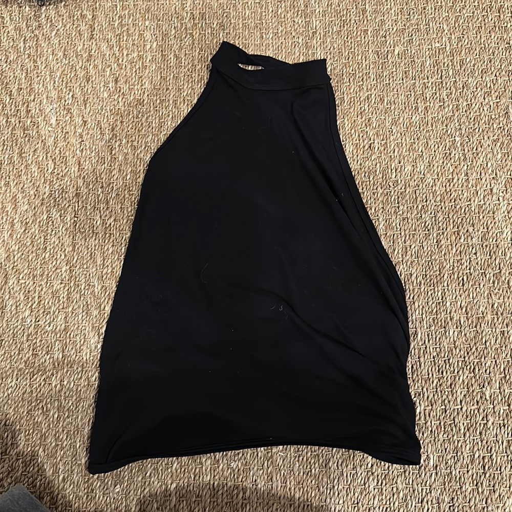 Five dancewear open back top
